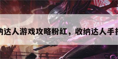 收纳达人游戏攻略粉红，收纳达人手抄报
