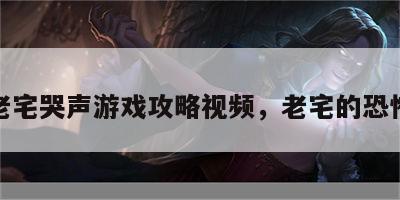 老宅哭声游戏攻略视频，老宅的恐怖
