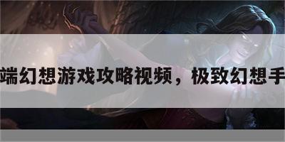 极端幻想游戏攻略视频，极致幻想手游