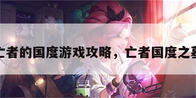 亡者的国度游戏攻略，亡者国度之墓
