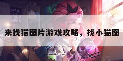 来找猫图片游戏攻略，找小猫图