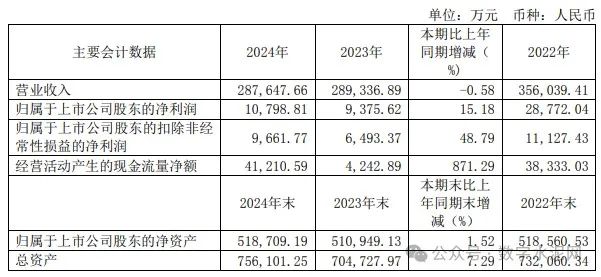 尖峰集团2024年净利润增长15.2%至1.08亿元